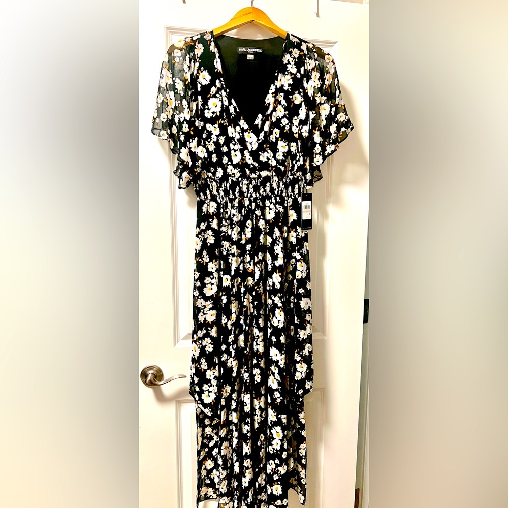 Karl Lagerfeld Paris Midi Dress size 10 NWT